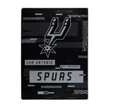 San Antonio Spurs Blanket 60x80 Raschel Digitize Design-0