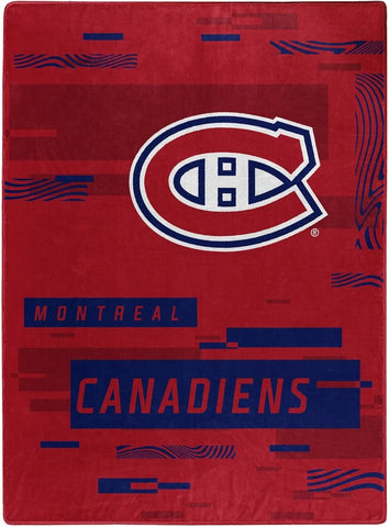 Montreal Canadiens Blanket 60x80 Raschel Digitize Design-0