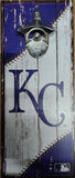 Kansas City Royals Sign Wood 5x11 Bottle Opener Alternate-0