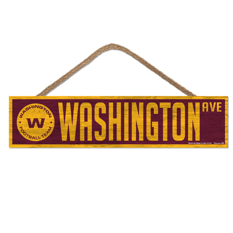 Washington Football Team Sign 4x17 Wood Avenue Design-0