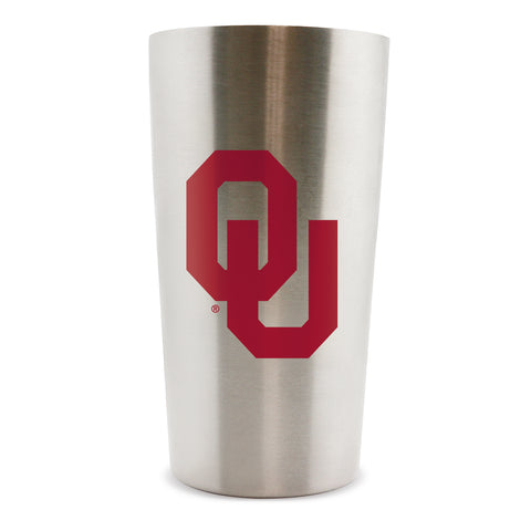 Oklahoma Sooners Thermo Cup 14oz Stainless Steel Double Wall-0