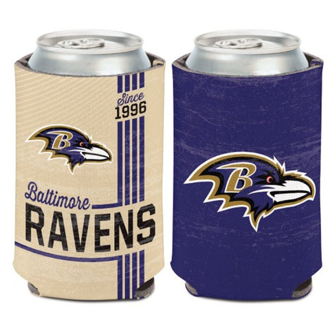 Baltimore Ravens Can Cooler Vintage Design Special Order-0