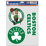 Boston Celtics Decal Multi Use Fan 3 Pack-0