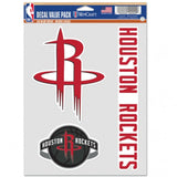 Houston Rockets Decal Multi Use Fan 3 Pack Special Order-0