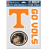 Tennessee Volunteers Decal Multi Use Fan 3 Pack Special Order-0