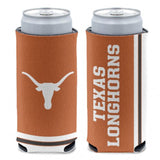 Texas Longhorns Can Cooler Slim Can Design-0