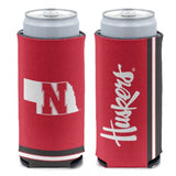 Nebraska Cornhuskers Can Cooler Slim Can Design-0