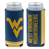 West Virginia Mountaineers Can Cooler Slim Can Design-0