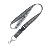 Notre Dame Fighting Irish Lanyard with Detachable Buckle Charcoal - Special Order-0