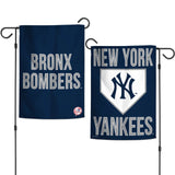 New York Yankees Flag 12x18 Garden Style 2 Sided Bronx Bombers-0