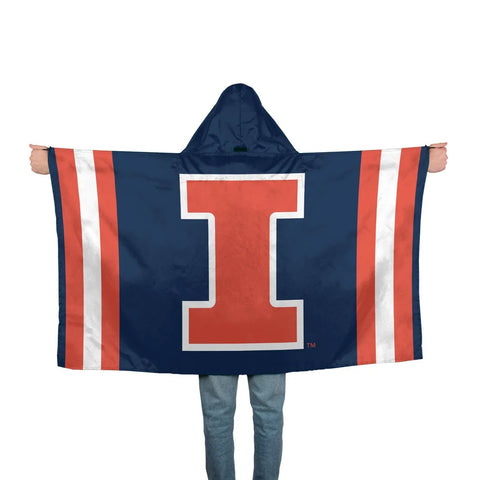Illinois Fighting Illini Hoodie Flag-0