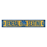 Golden State Warriors Sign 6x36 Wood General Seating-0
