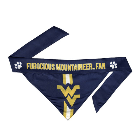 West Virginia Mountaineers Pet Bandanna Size XS-0