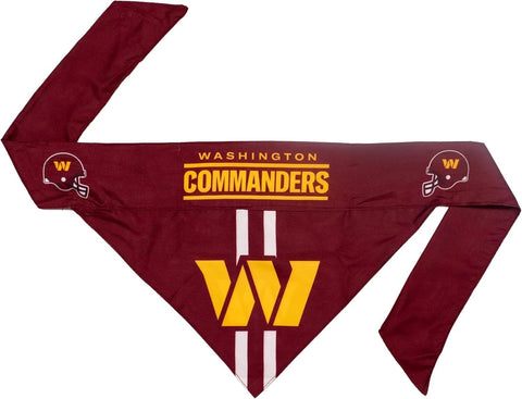 Washington Commanders Pet Bandanna Size XS-0