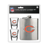 Chicago Bears Flask and Shot Glass Set-0