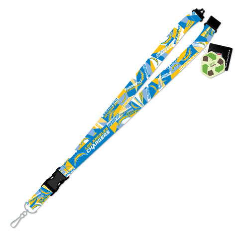 Los Angeles Chargers Lanyard Shattered Design-0