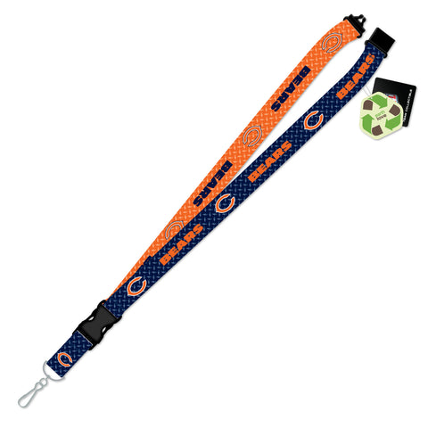 Chicago Bears Lanyard Sustainable Diamond Plate-0