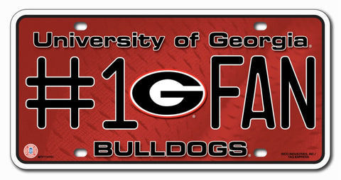 Georgia Bulldogs License Plate #1 Fan-0