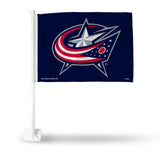 Columbus Blue Jackets Flag Car-0