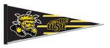 Wichita State Shockers Pennant 12x30 Carded Rico-0