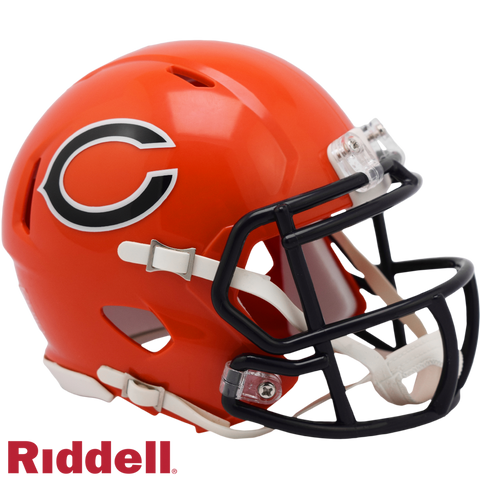 Chicago Bears Helmet Riddell Replica Mini Speed Style On-Field Alternate-0