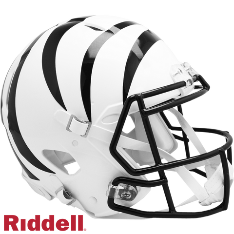 Cincinnati Bengals Helmet Riddell Authentic Full Size Speed Style On-Field Alternate-0