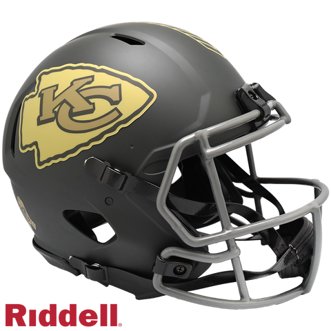 Kansas City Chiefs Helmet Riddell Authentic Full Size Speed Style Salute To Service 2025-0