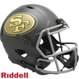 San Francisco 49ers Helmet Riddell Replica Full Size Speed Style Salute To Service 2025-0