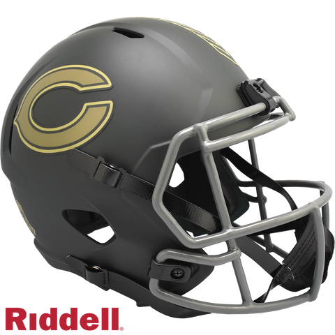 Chicago Bears Helmet Riddell Replica Full Size Speed Style Salute To Service 2025-0