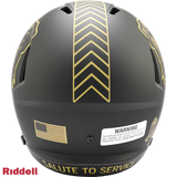 Cleveland Browns Helmet Riddell Replica Full Size Speed Style Salute To Service 2025-2