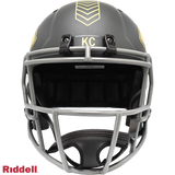Kansas City Chiefs Helmet Riddell Replica Full Size Speed Style Salute To Service 2025-1