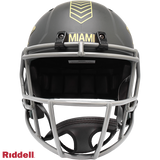 Miami Dolphins Helmet Riddell Replica Full Size Speed Style Salute To Service 2025-2