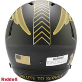 New England Patriots Helmet Riddell Replica Full Size Speed Style Salute To Service 2025-2