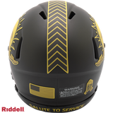 Miami Dolphins Helmet Riddell Replica Mini Speed Style Salute To Service 2025-1