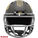 Jacksonville Jaguars Helmet Riddell Replica Mini Speed Style Salute To Service 2025-1