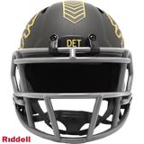 Detroit Lions Helmet Riddell Replica Mini Speed Style Salute To Service 2025-1