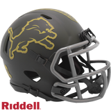 Detroit Lions Helmet Riddell Replica Mini Speed Style Salute To Service 2025-0