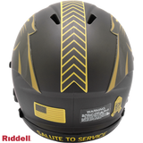 Carolina Panthers Helmet Riddell Replica Mini Speed Style Salute To Service 2025-2