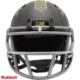 Carolina Panthers Helmet Riddell Replica Mini Speed Style Salute To Service 2025-1