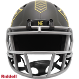 New England Patriots Helmet Riddell Replica Mini Speed Style Salute To Service 2025-1