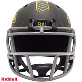 Baltimore Ravens Helmet Riddell Replica Mini Speed Style Salute To Service 2025-1