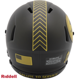 Pittsburgh Steelers Helmet Riddell Replica Mini Speed Style Salute To Service 2025-2