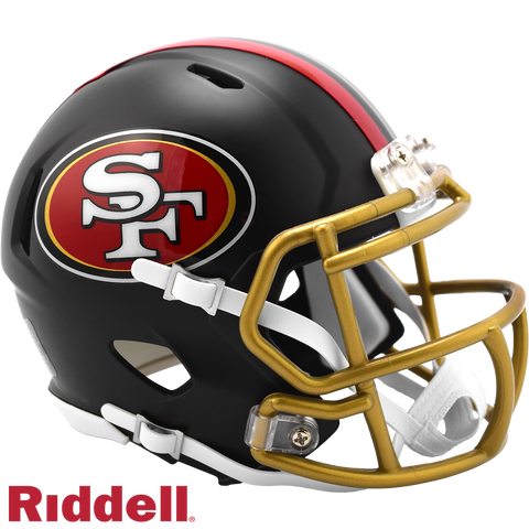San Francisco 49ers Helmet Riddell Replica Mini Speed Style Rivalry Alternate 2025 Periodic Restock-0