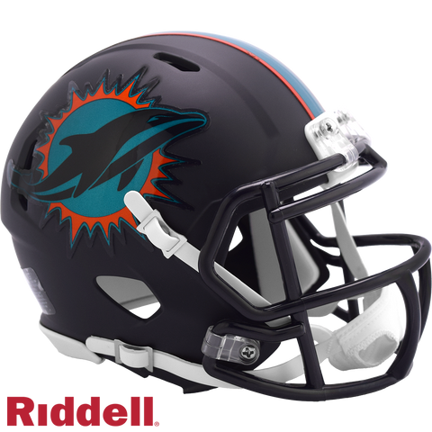 Miami Dolphins Helmet Riddell Replica Mini Speed Style Rivalry Alternate 2025 Periodic Restock-0
