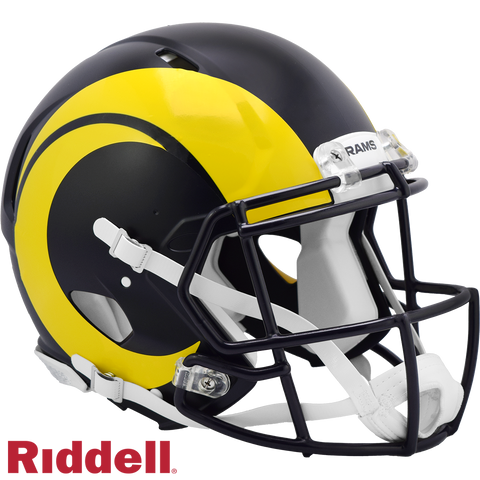 Los Angeles Rams Helmet Riddell Authentic Full Size Speed Style Rivalry Alternate 2025 - Special Order-0