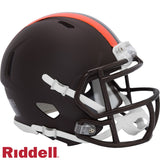 Cleveland Browns Helmet Riddell Replica Mini Speed Style On-Field Alternate 2025-0