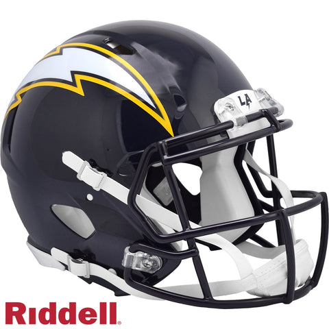 Los Angeles Chargers Helmet Riddell Authentic Full Size Speed Style On-Field Alternate 2025 - Special Order-0