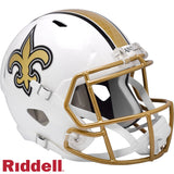 New Orleans Saints Helmet Riddell Replica Full Size Speed Style On-Field Alternate 2025 - Special Order-0