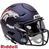 Denver Broncos Helmet Riddell Replica Mid-Size MIDI SpeedFlex Style-0