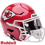 Kansas City Chiefs Helmet Riddell Replica Mid-Size MIDI SpeedFlex Style-0